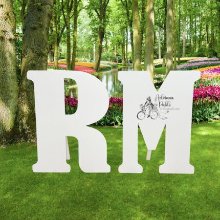 Letras gigantes para bodas